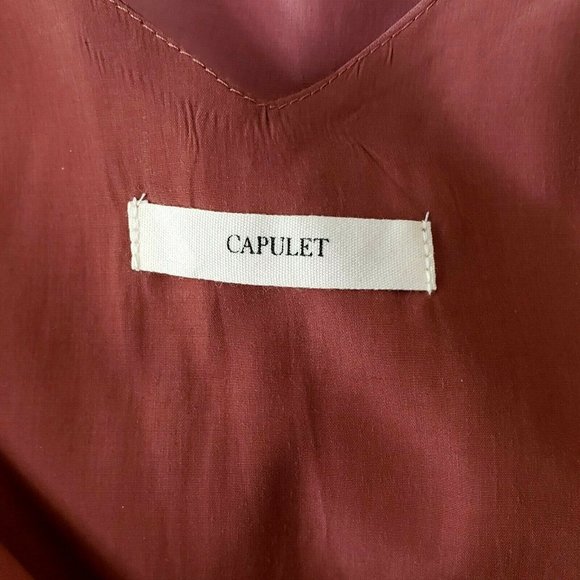 Capulet Cami Tank Top Blouse One Tie Shoulder - Picture 3 of 6